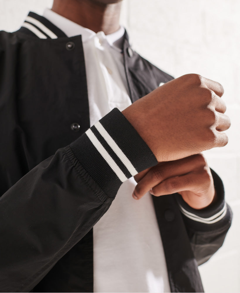Nylon Varsity Jacket Mens