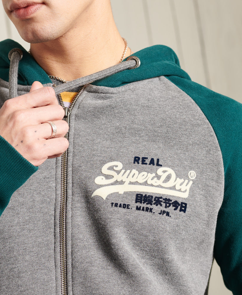 Vl Duo Raglan Ziphood Mens
