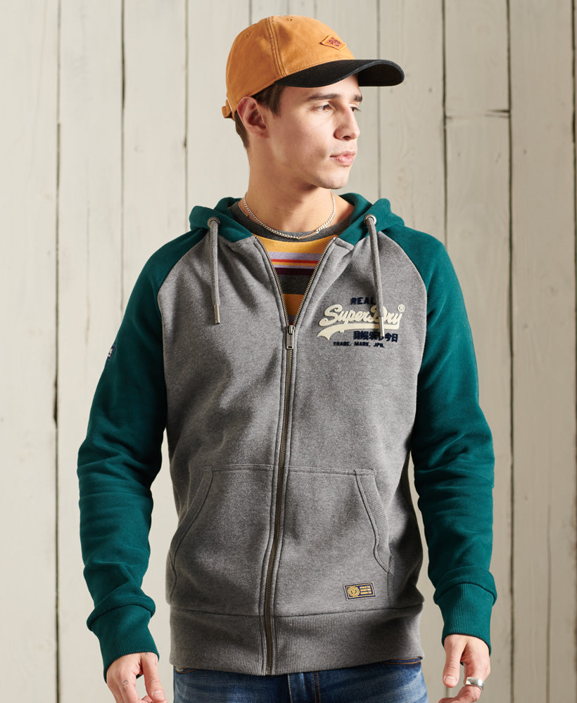 Vl Duo Raglan Ziphood Mens