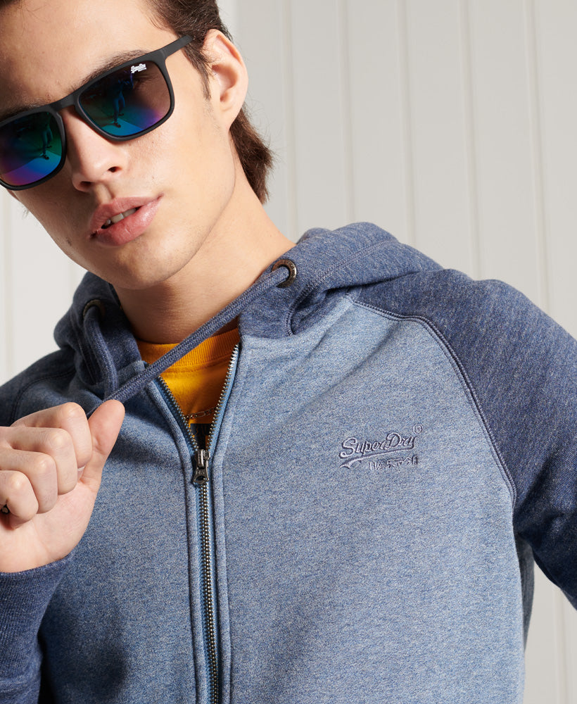 Ol Classic Raglan Ziphood Mens