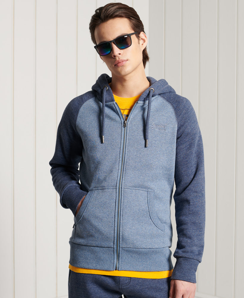 Ol Classic Raglan Ziphood Mens