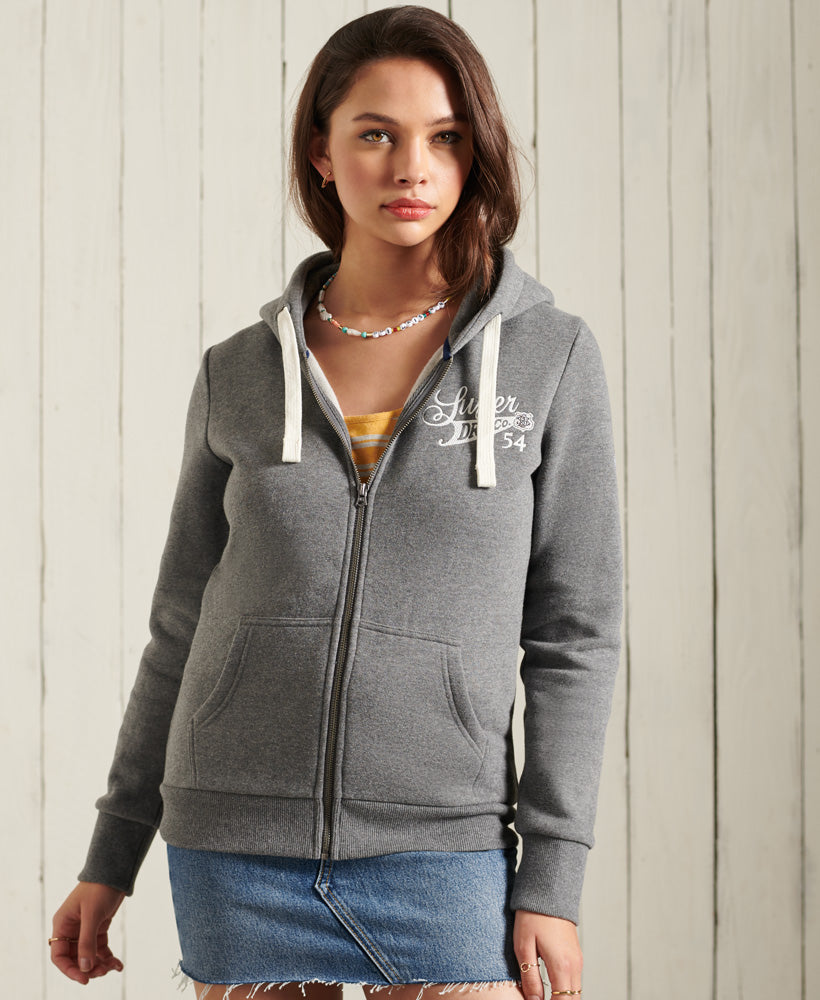 Collegiate Zip Hood Womens