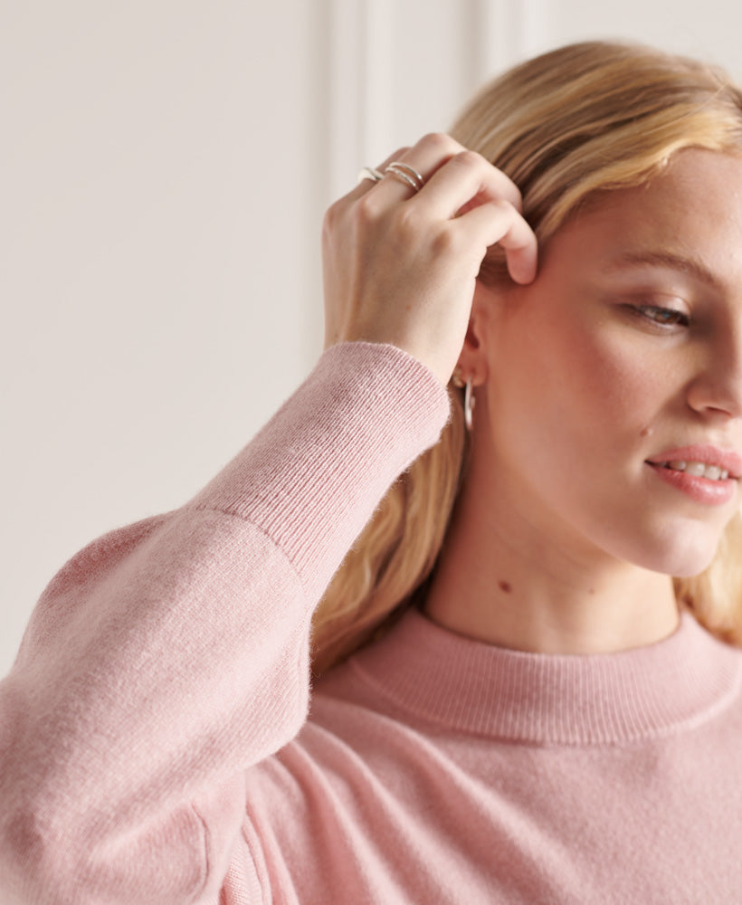 Wool Cashmere Crew Womens