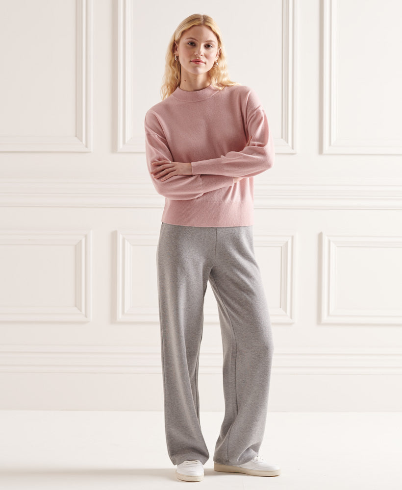 Wool Cashmere Crew Womens