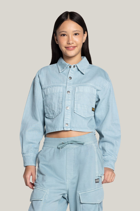 CROPPED OVERSHIRT