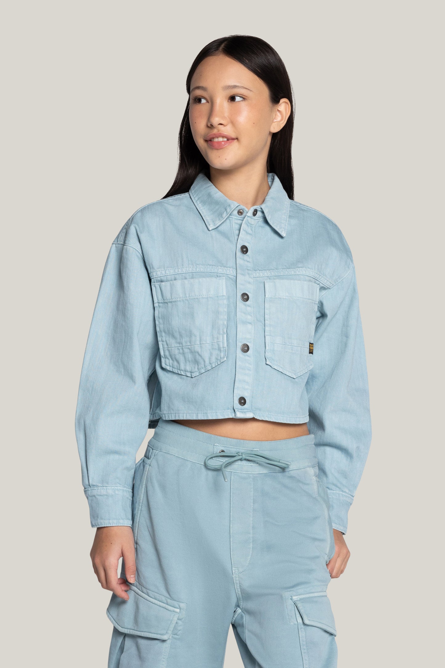 CROPPED OVERSHIRT