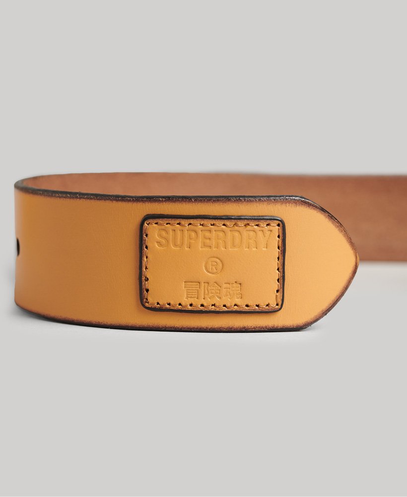 Superdry Embossed Leather Belt Gift Box