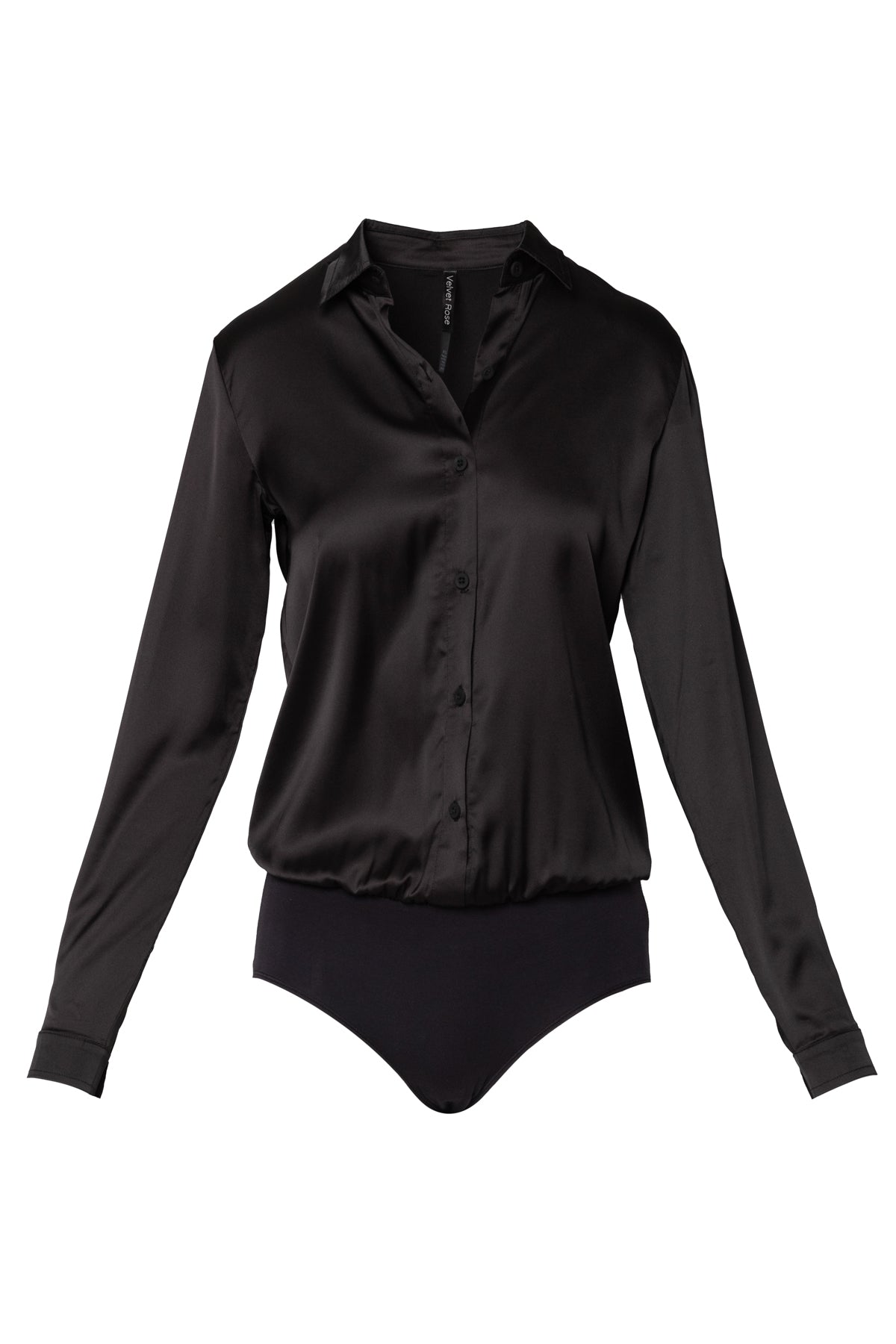 Kate Long Sleeve Blouse with Collar Bodysuit