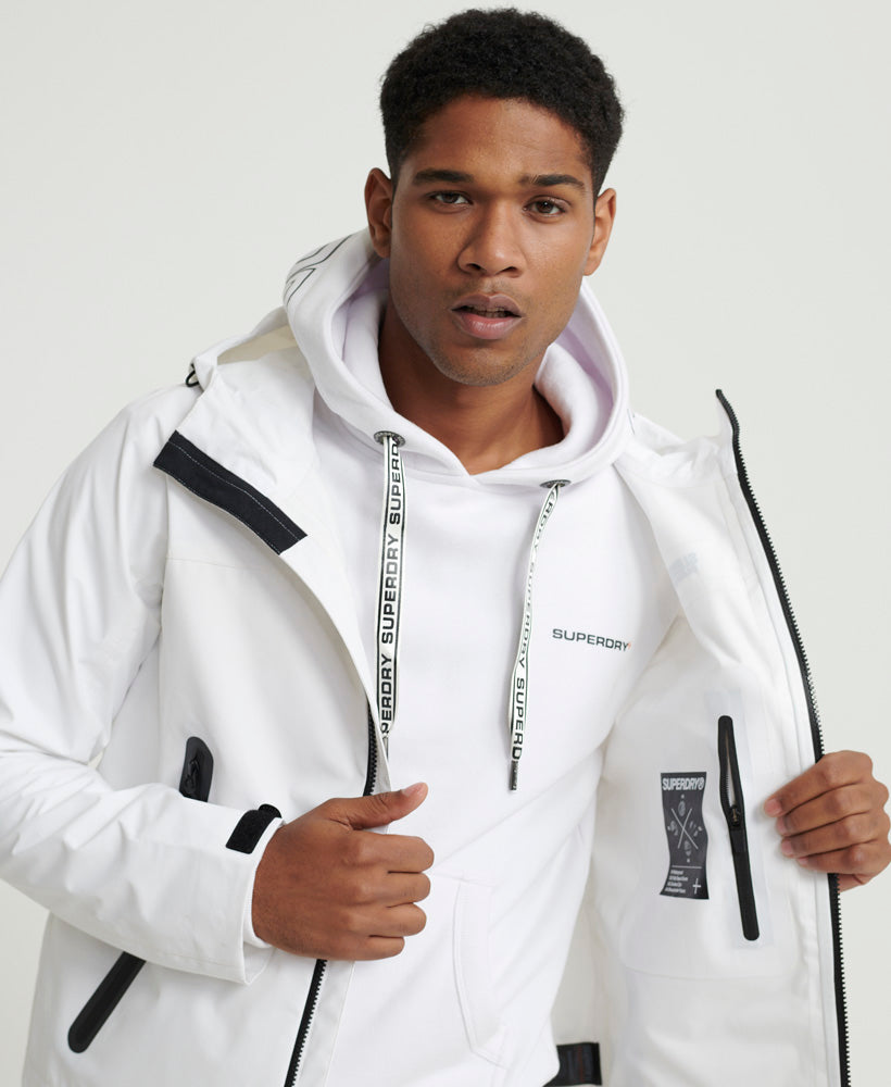 Mens white clearance waterproof jacket