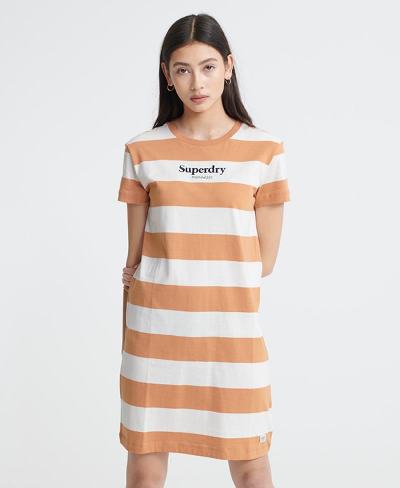 Darcy Striped T_Shirt Dress Womens