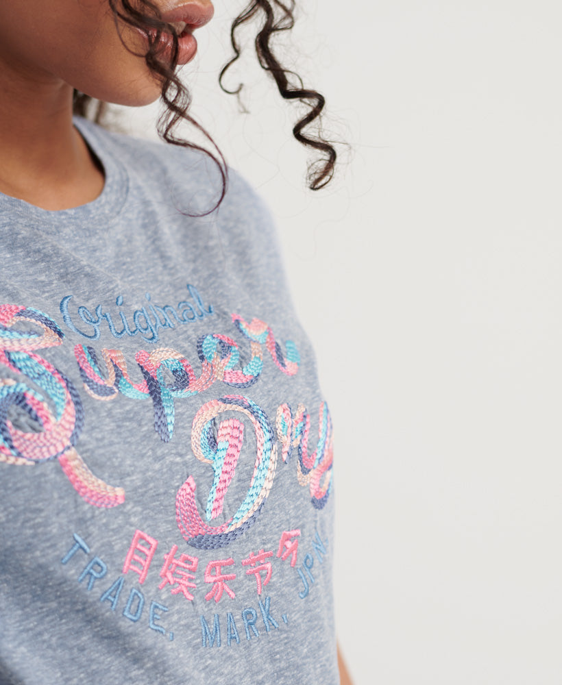 No Multi Embroidery Entry Tee Womens